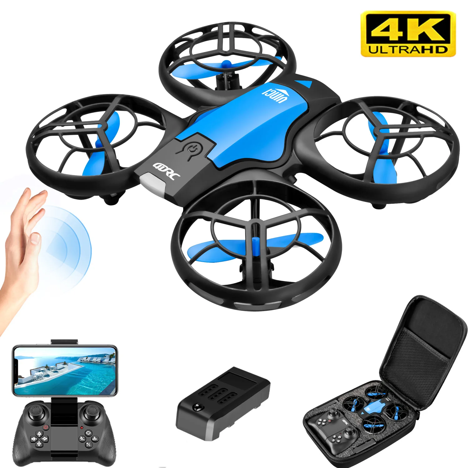 Drone Battery Box - V8 New Mini Drone 4k profession