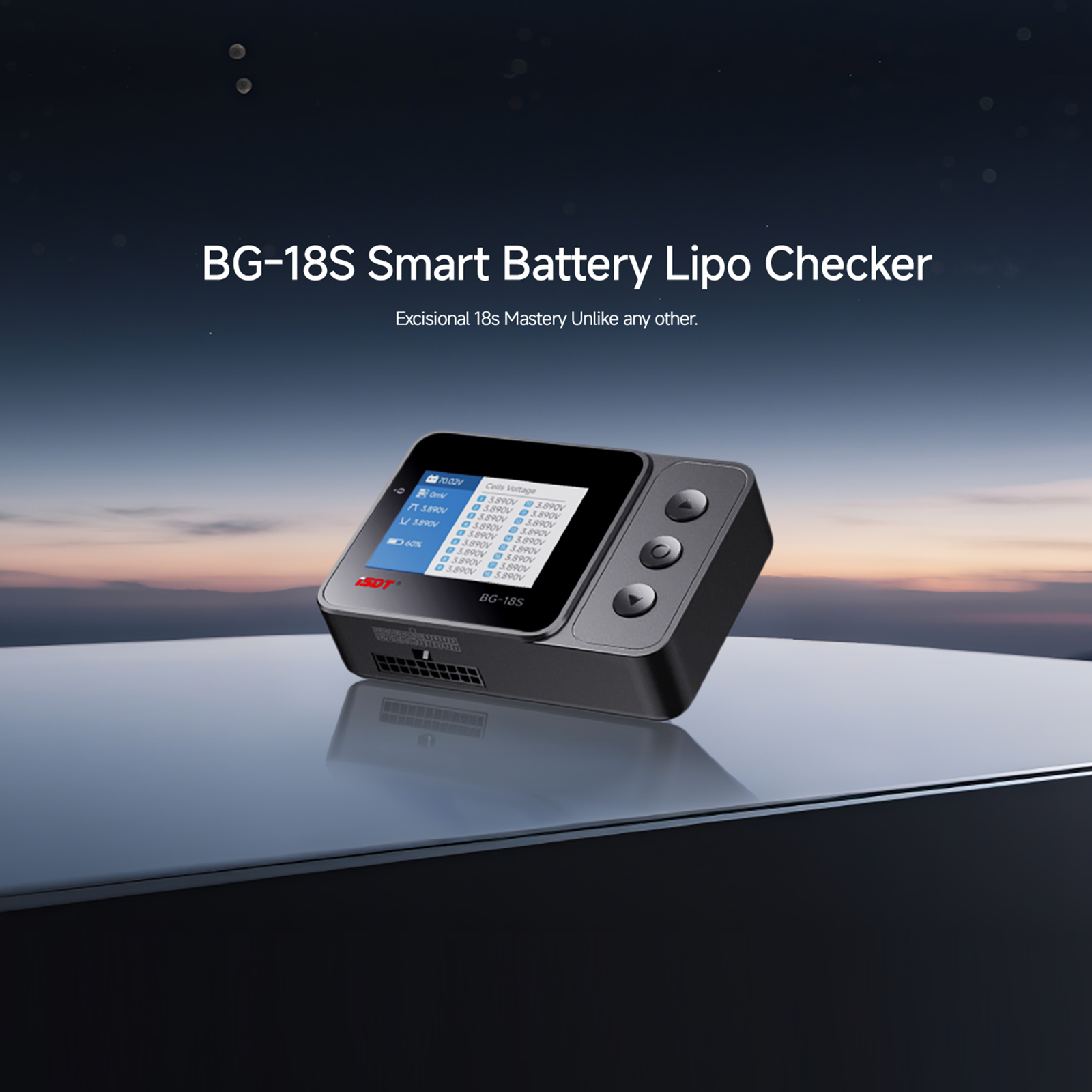 Drone Battery Voltage Checker - ISDT BG-18S Smart Battery Checker 4-18S