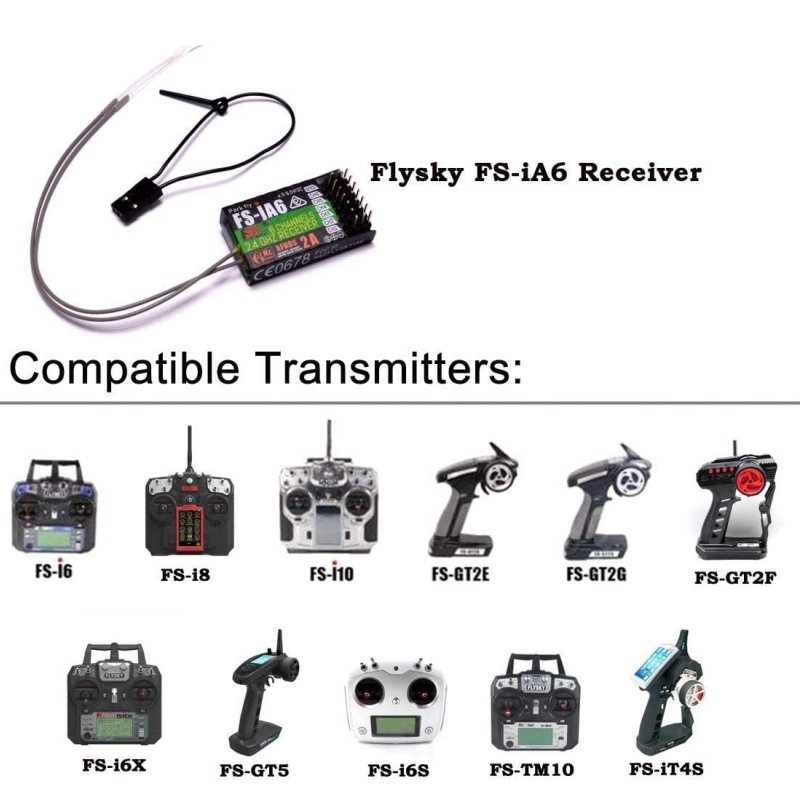 Flysky FS-IA6 Receiver 6CH Dua – Drone Battery Plate Bewertung und Preis