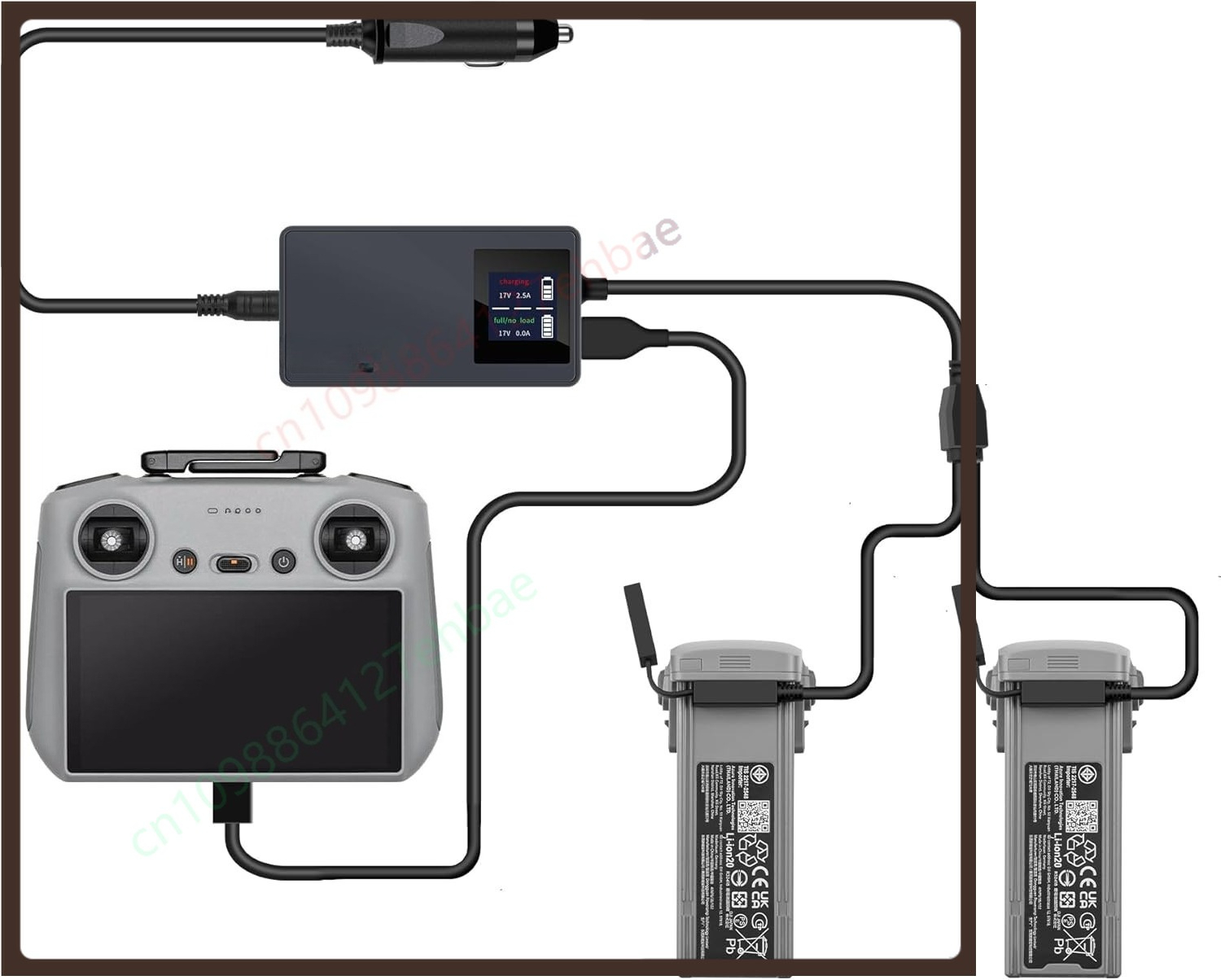 LCD battery car charger for DJ – Drone Battery 3S Bewertung und Preis