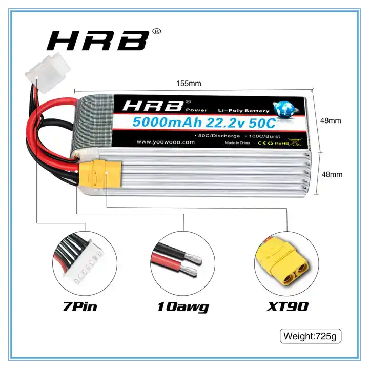 HRB Lipo Battery 2~6S 2200mah/ – Drone Battery 6S Bewertung und Preis