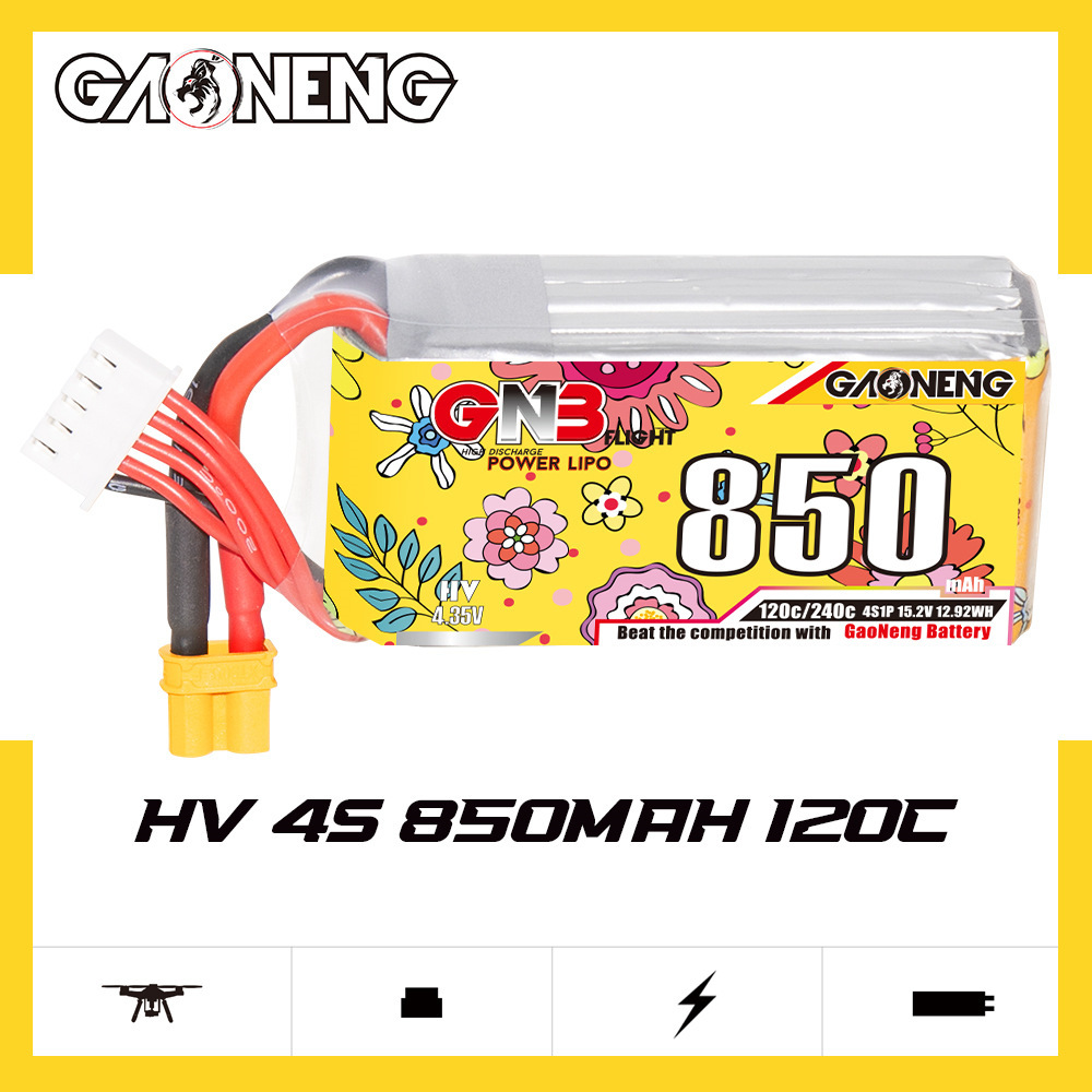 Upgraded GNB 4S 15.2V 850mAh L – Drone Battery 4S Bewertung und Preis