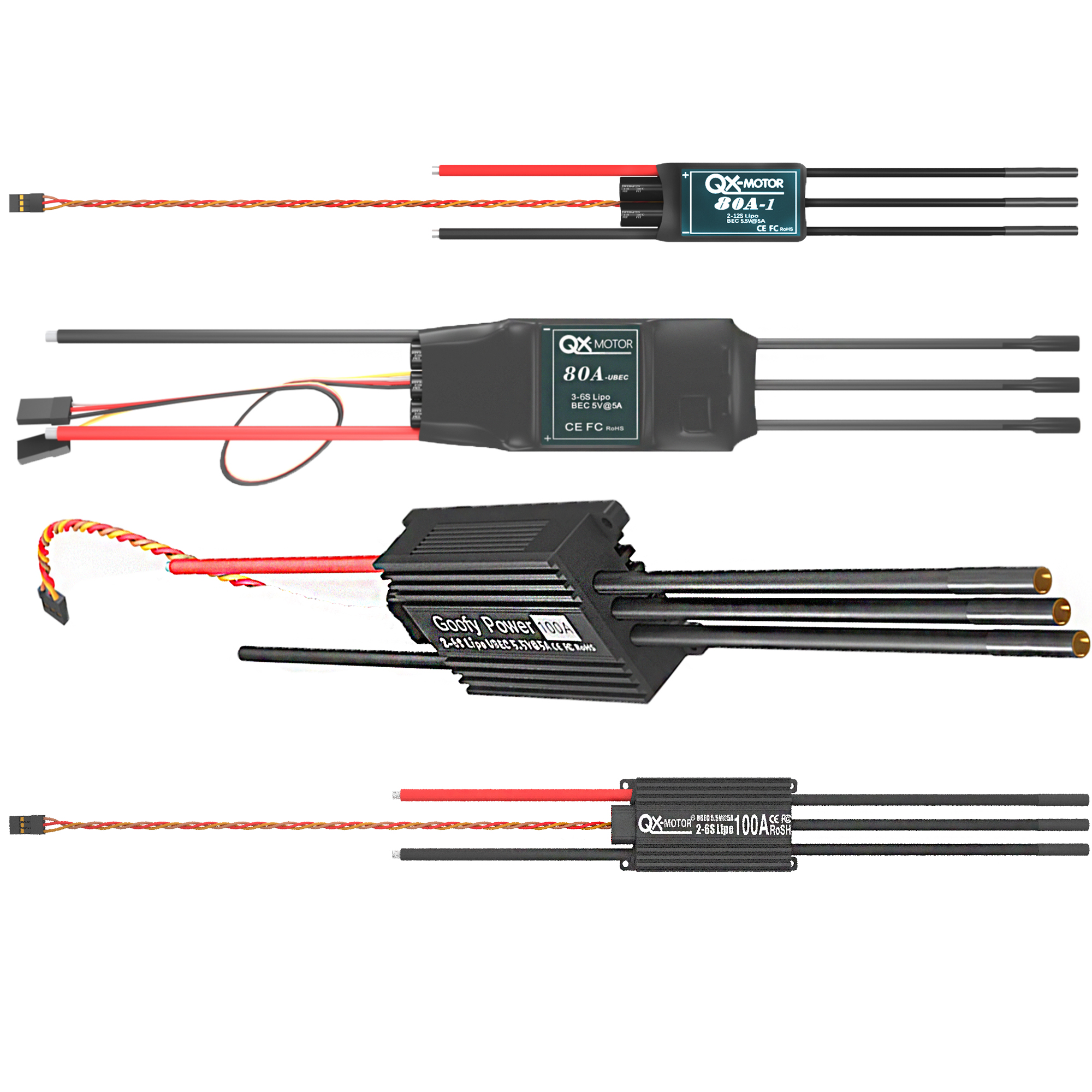 QX-MOTOR Brushless ESC series  – Drone Battery Plate Bewertung und Preis