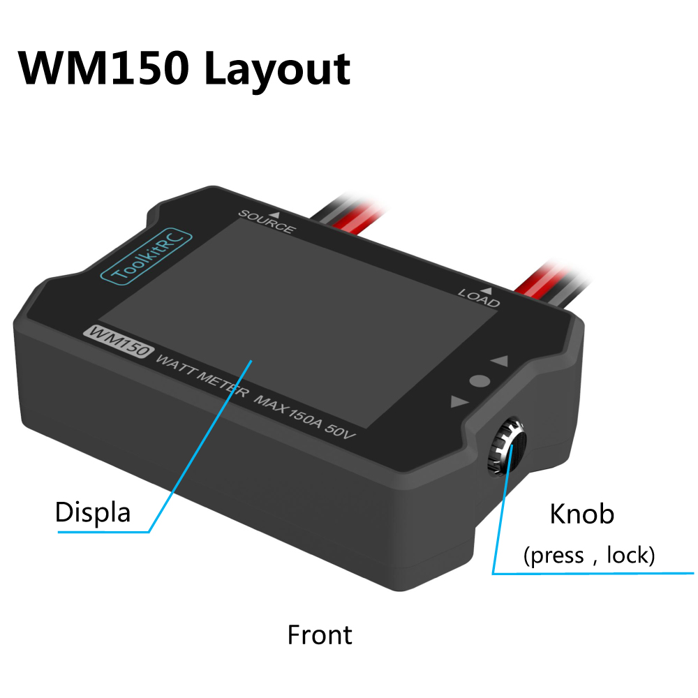 ToolkitRC WM150 150A 50V Watt  – Drone Battery Voltage Checker Bewertung und Preis