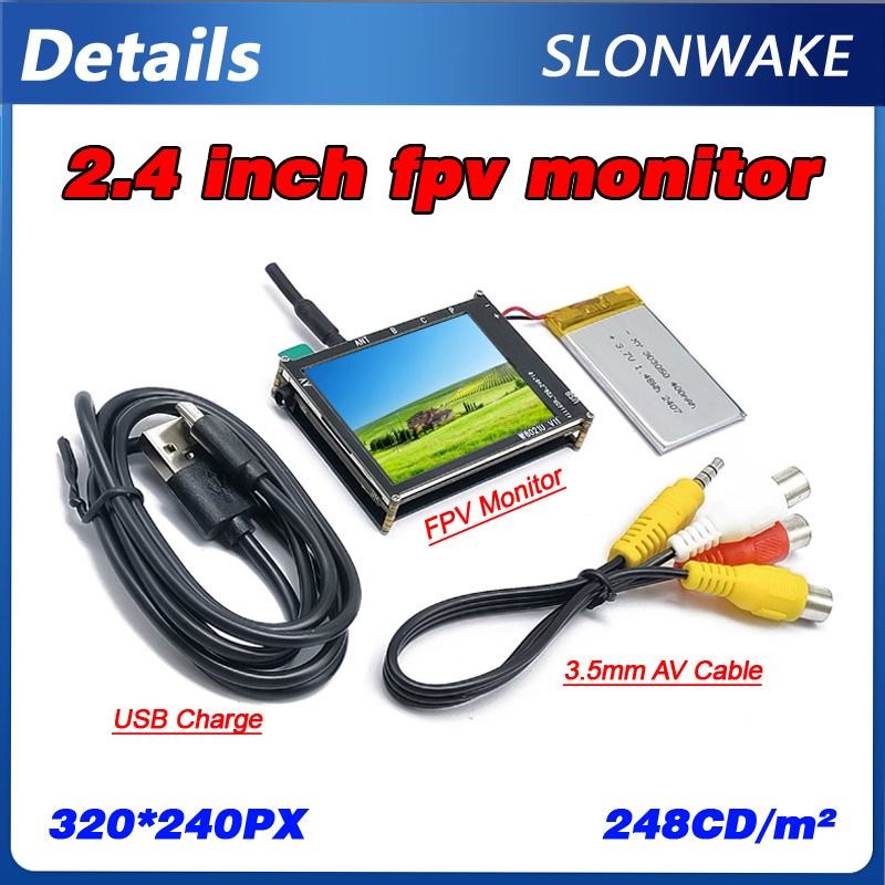 Micro 5.8G 56CH 2.4 Inch LCD 4 – Drone Battery Plate Bewertung und Preis