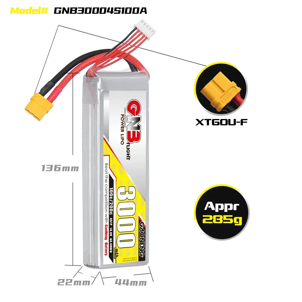 GAONENG GNB 3000mAh 4S 100C 20 – Drone Battery 4S Bewertung und Preis