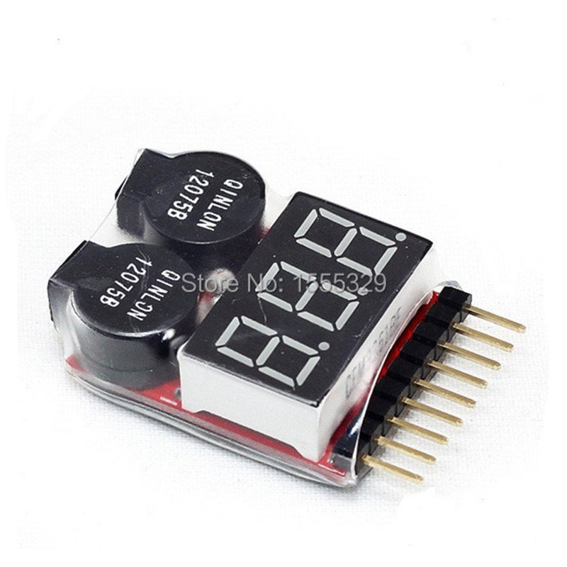 2Pcs 1S-8S LiPo Battery Voltag – Drone Battery Voltage Checker Bewertung und Preis