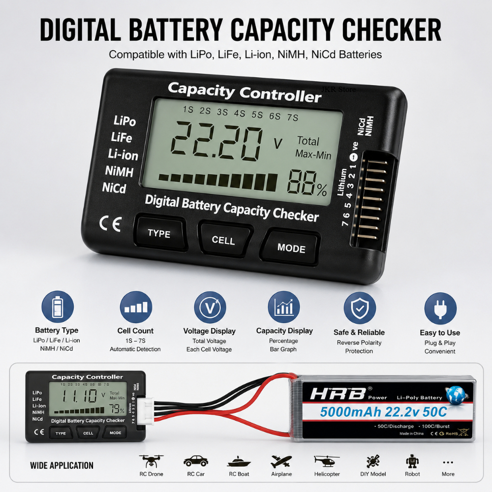 Handheld Battery Capacity Chec – Drone Battery Voltage Checker Bewertung und Preis