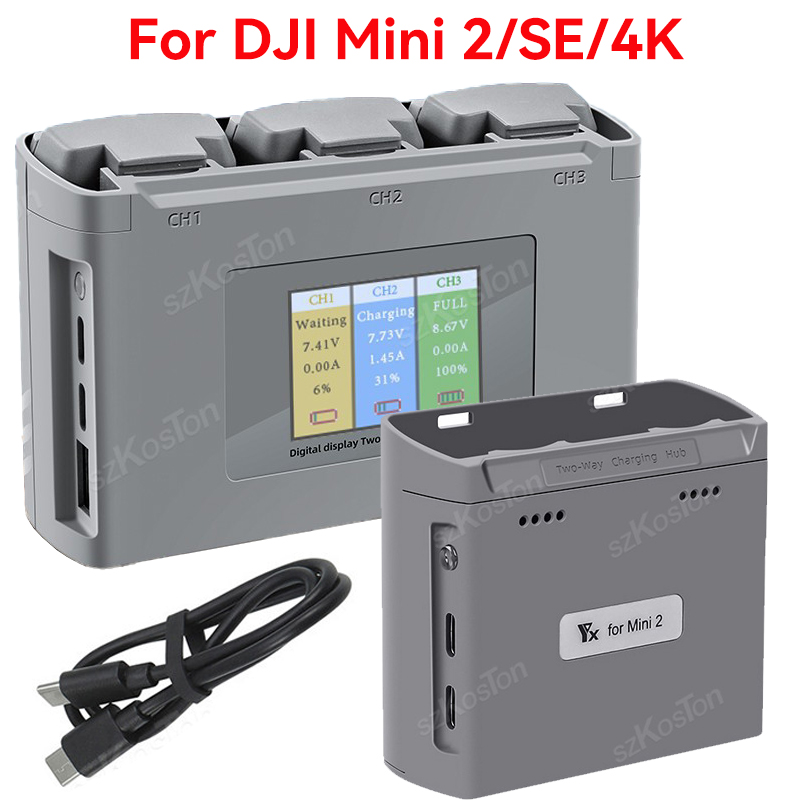 For DJI Mavic Mini 2/SE Mini 4 – Drone Battery Balance Charger Bewertung und Preis