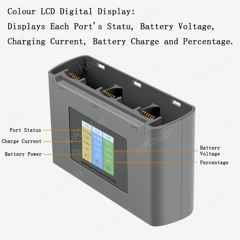 For DJI Mavic Mini 2/SE Mini 4 – Drone Battery Balance Charger Bewertung und Preis