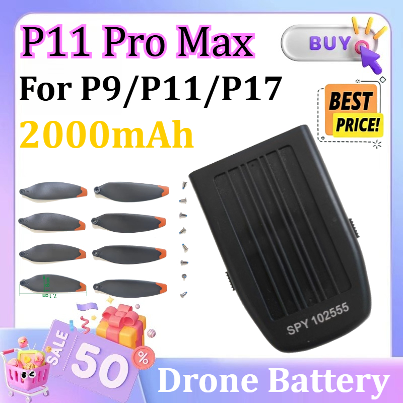2000mAh P11 Pro Max Drone SPY  – Drone Battery Li-Ion Bewertung und Preis